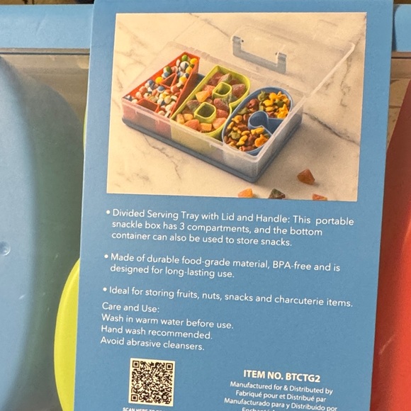 CWC Snack Box with Alphabet Compartments - Picture 3 of 4